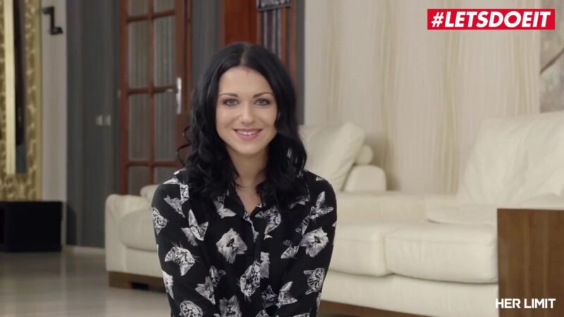 Jessica Lincoln Russian Brunette Gets Hard Meat In Her Perfect Ass