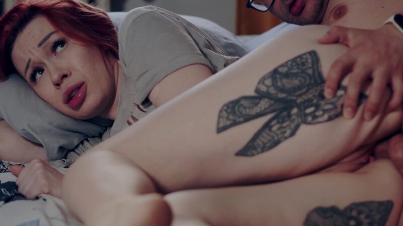 Stepmom Shares Bed With Stepson - Naughty Nighttime Fun!