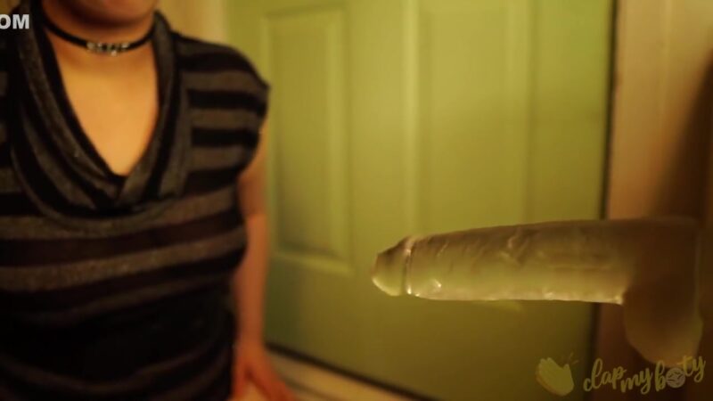 Slobbing On That Dildo Deephthoat Pov Blowjob - Watch Me Spit On Your Cock And Suck It Dry