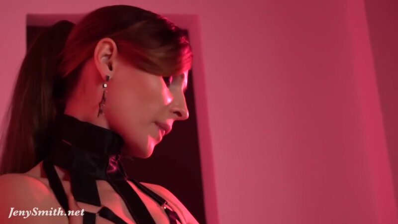 Jeny Smith In Black Straps And High Heels On Hot Pink Photoset By Beautiful
