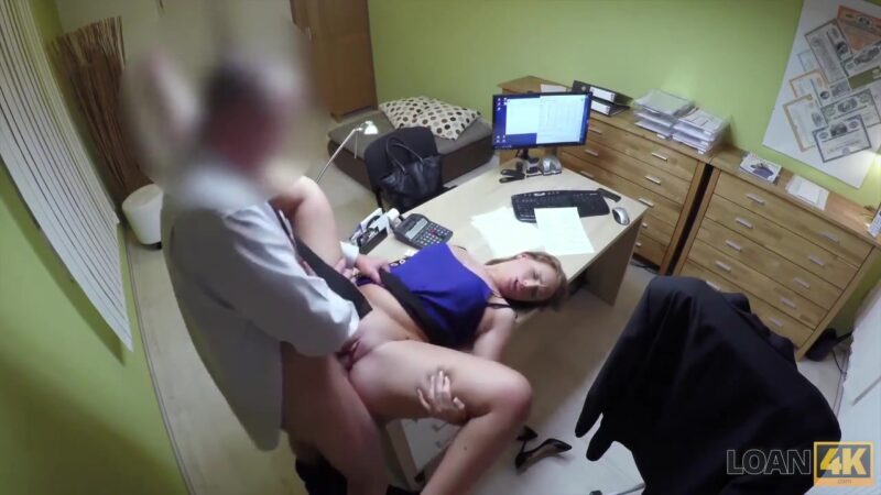 LOAN4K. teen 18+ naive chick gets fucked on the desk in the loan office
