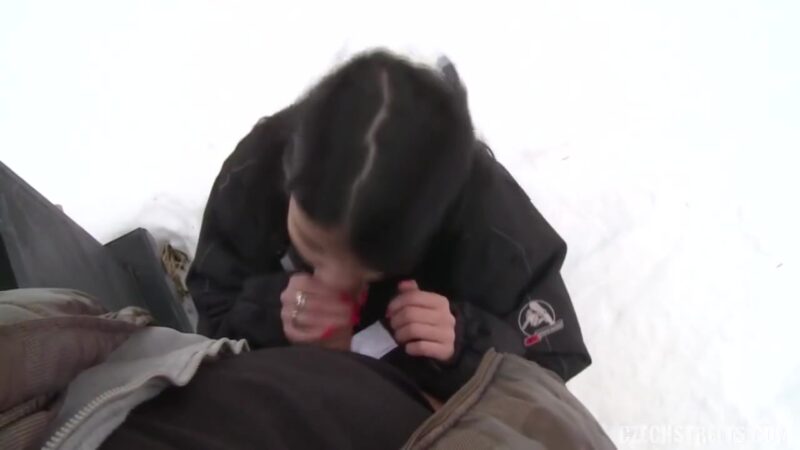 Beautiful teen 18+ get Fucked on Snow
