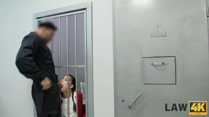 LAW4k. Dirty sexual services for two guards help babe avoid arrest