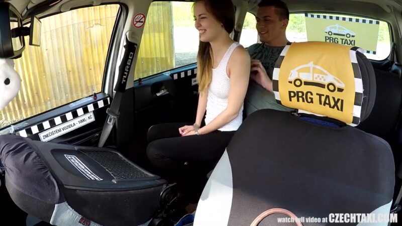Cutest teen 18+ Gets A Free Taxi Ride