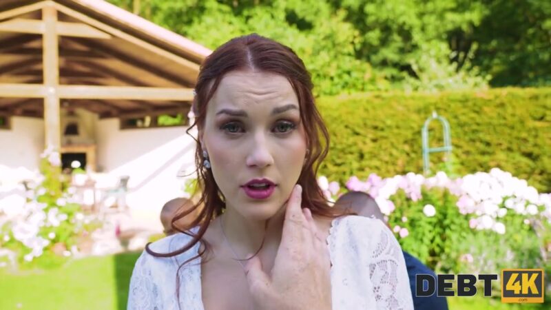 DEBT4k. Collecting the Brides Pussy