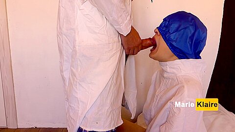 Forget Covid-19, Suck A Cock And Relax, The Doctor Fucked And Cum In Mouth