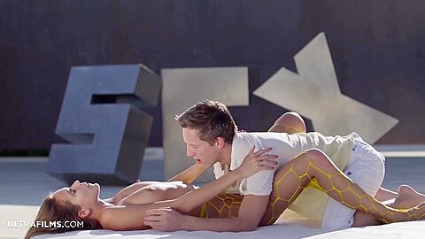 Gorgeous Czech Model Silvie Letting This Lucky Guy Fuck Her Any Way He Wants - European Erotic Sex Outdoors By The Pool