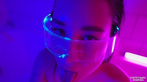 Cosmic Blowjob From Pretty Marie In The Bath For Sleigh To The Music Of Gorillaz Throat Sucking Nigonika Best Porn 2023